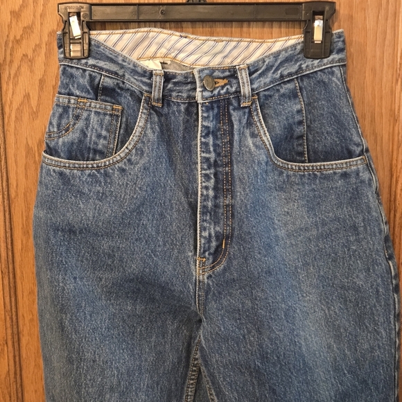 Vintage 80s RIO by Stephen Mardon High Rise Blue Mom Jeans Womens 9 100% Cotton - Picture 3 of 12
